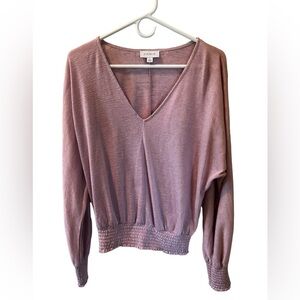 Evereve Layla Smocked Casual Top Size Small